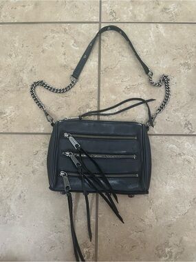 BLACK REBECCA MINKOFF MINI 5 CROSSBODY